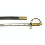 Military private's hanger sword, the slightly curving 68.