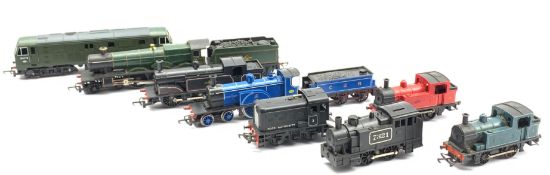 Tri-ang/Hornby '00' gauge - eight locomotives comprising Class 49XX 'Hall' 4-6-0 No.