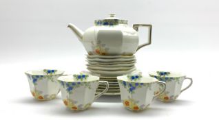 Royal Doulton Art Deco style tea set,