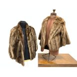 Two fur coats,