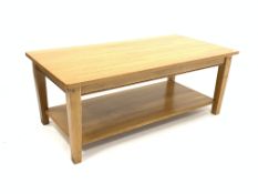 Modern hardwood coffee table,