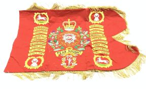'The North Somerset Yeomanry XLIV Royal Tank Regiment' battle honours standard,