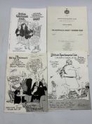 Cricket: British Sportsman's Club Luncheon Menus to welcome the 1972 Australian Cricket Tourists,