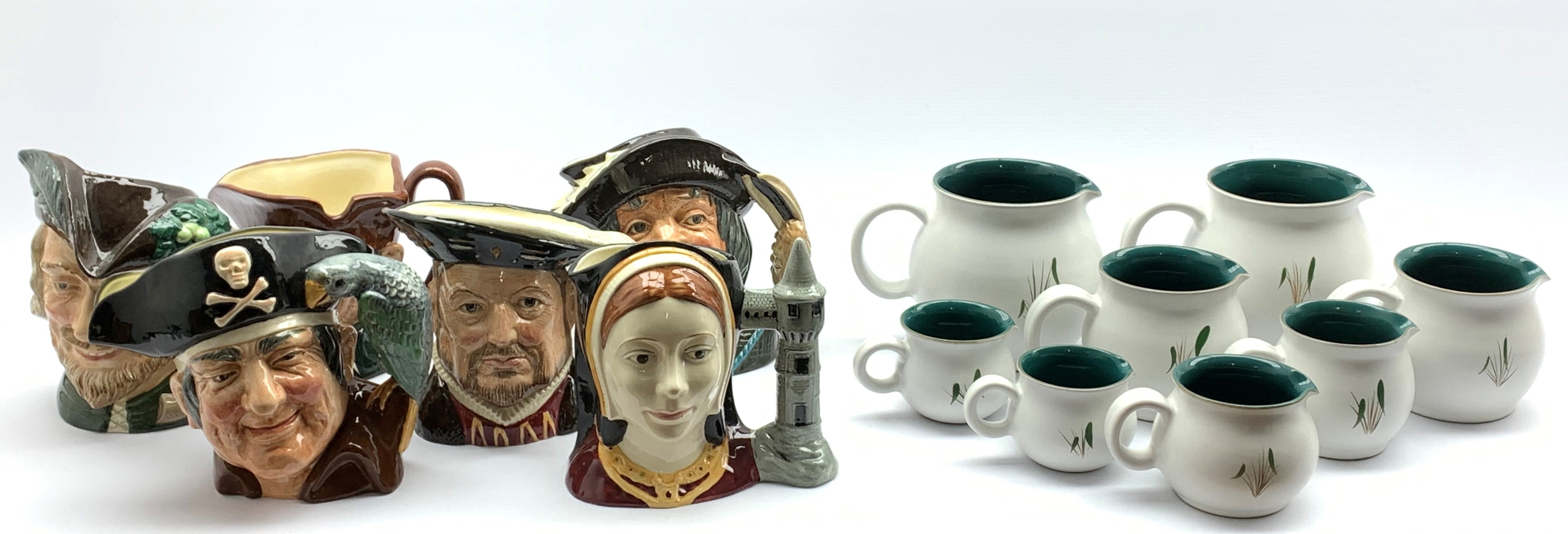 Six Royal Doulton large character jugs, - Image 3 of 4