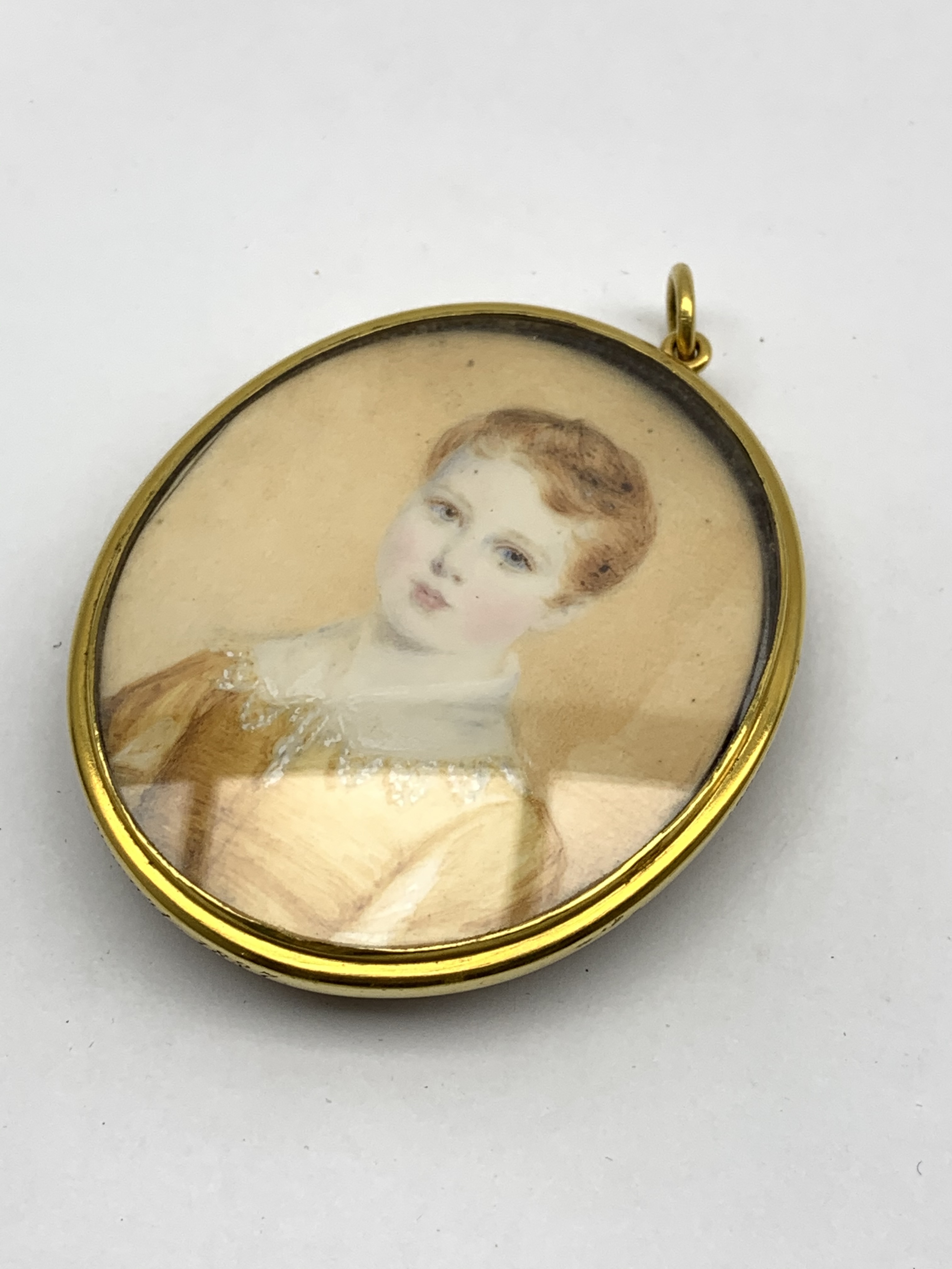 Anthony Stewart (Scottish 1773-1846) oval portrait miniature of Lord Augustus Frederick FitzGerald