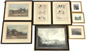 Pair of 19th Century French hand coloured prints of carriages from 'Meubles et Objets de Gout'