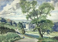 Angus Rands (British 1922-1985): Bolton Castle Wensleydale,