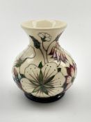 Moorcroft 'Bramble Revisited' pattern vase designed by Alicia Amison H9.