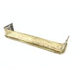 Victorian pierced brass fire curb W124cm Condition Report & Further Details <a