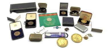 Various items relating to the British Army Royal Tank Regiment including cased sporting medallions,