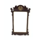 Georgian style upright wall mirror,