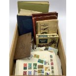 Collection of Great British and World stamps in albums and loose including various Queen Victoria
