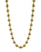 18ct gold ball link chain necklace, approx 16.6gm