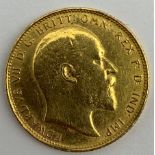 King Edward VII 1904 gold full sovereign, Melbourne mint