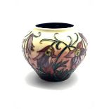 Moorcroft Pasque pattern vase designed by Philip Gibson, H10.5cm