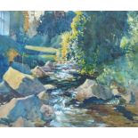 Joseph William Clarke (British 1898-?): 'Wyming Brook', watercolour signed, titled verso 27cm x 32c