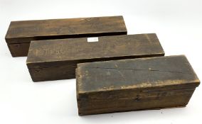 Three boxes of magic lantern slides in various subjects, two of the boxes marked 'Bavarian Tour and