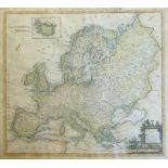 Thomas Conder (British 1747-1831): 'Europe Agreeable to the Most Approved Maps and Charts', 18th/19