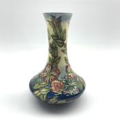 Moorcroft Sweet Briar pattern vase designed by Rachel Bishop, H21cm