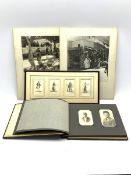'Malaya' photograph album and contents of military and other photographs, two large black and white