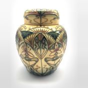 Moorcroft Star of Bethlehem pattern ginger jar designed by Rachel Bishop, limited edition no. 117/2