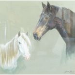 Susan Maud (British Contemporary): Horse Portraits, pastel signed and dated 2000, 51cm x 51cm