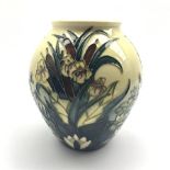 Moorcroft Lamia pattern vase designed by Rachel Bishop, H22cm