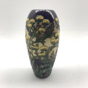 Moorcroft Tansy pattern vase designed by Philip Gibson, H19cm