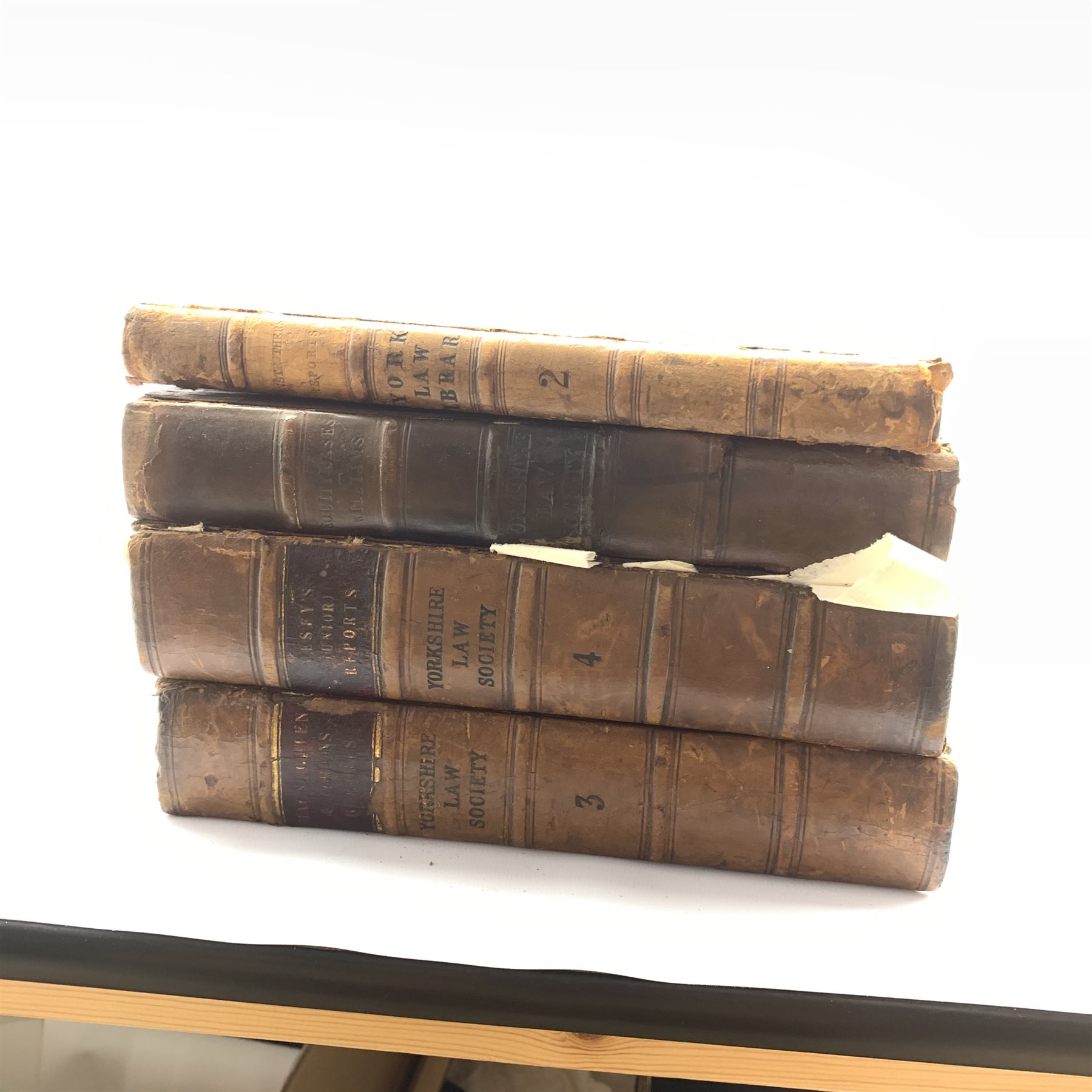 Collection of leather bound legal works including Tyrwitts Reports, Marshalls Reports etc (54) - Image 4 of 7