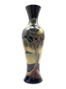 Moorcroft Western Isles pattern vase, designed by Sian Leeper, H31cm