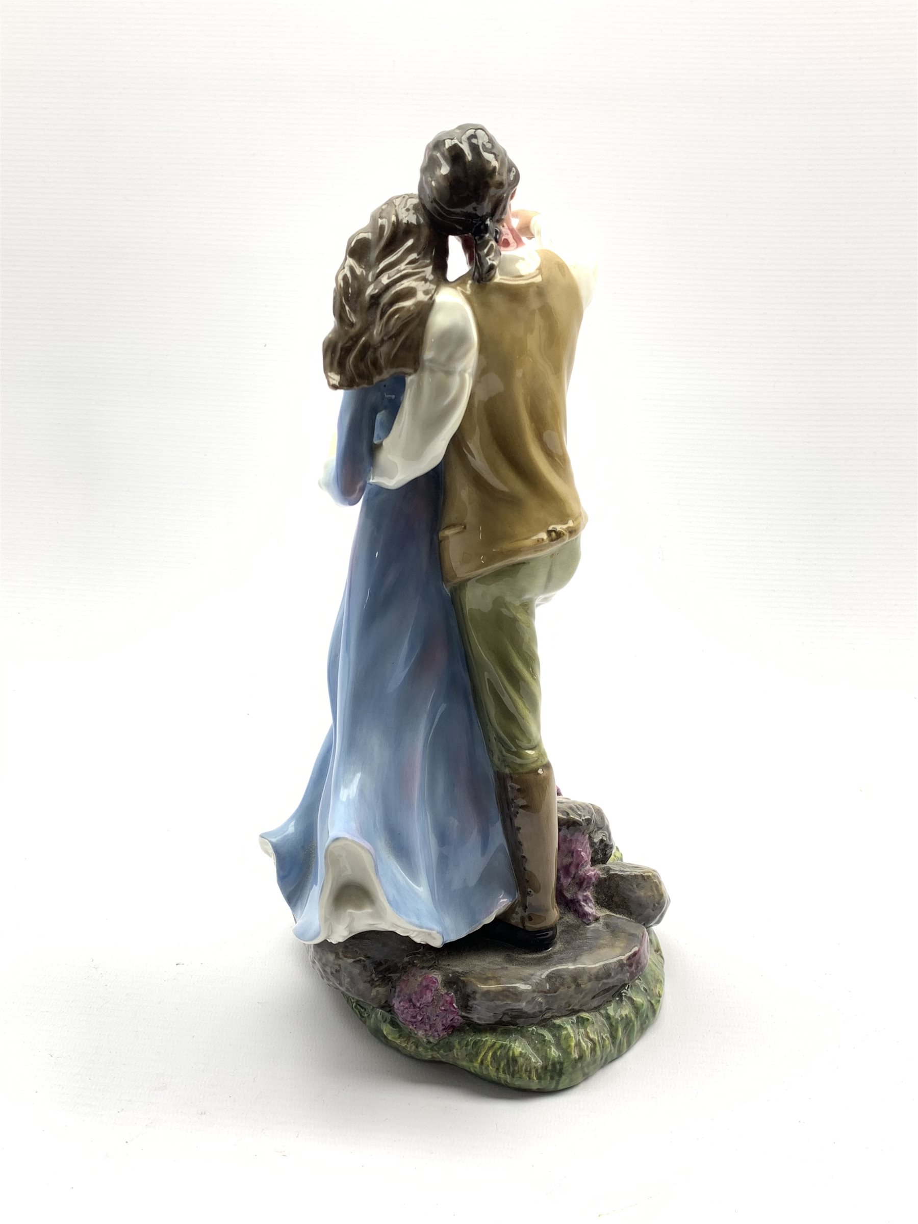 Royal Doulton limited edition figure 'Heathcliff and Cathy' HN4071, No. 185/750 with certificate - Image 2 of 3
