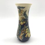 Moorcroft Comfrey pattern vase of waited form designed Phillip Gibson for the Herb Collection, H21c