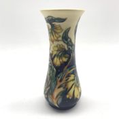 Moorcroft Comfrey pattern vase of waited form designed Phillip Gibson for the Herb Collection, H21c