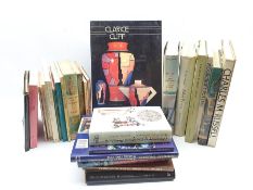 'Clarice Cliff the Bizarre Affair', 'Moorcroft Pottery' and other books relating to Art and Collecta