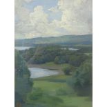 James Cadenhead (British 1858-1927): 'Loch Awe', oil on board signed with monogram, titled on the mo