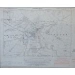 Ordnance Survey map of Tadcaster pub. Chessington 1953, provisional edition 42cm x 52cm