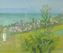 Joan Townshend (British 1920-2000): 'Charmouth, Dorset', pastel signed, titled on label verso 43 x 5