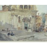 William Russell Flint (British 1880-1941): 'Campo San Trovaso', colour print signed in pencil with F