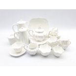 Shelley Dainty tea service comprising eight cups, six saucers, six tea plates, six side plates, tea