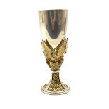 Silver and silver gilt goblet commemorating the wedding of Charles and Diana 1981 H16.5cm No. 61/100