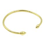 18ct gold bangle, approx 29.36gm