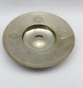 Silver limited edition Armada style dish inscribed 'Tower of London 1078-1978 No. 80/900 D20cm 9.7oz