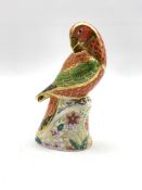 Royal Crown Derby 'Lorikeet' limited edition paperweight No. 727 of a specially commissioned edition