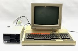 BBC Acorn computer together with a Philips Monitor80 and Pace floppy disk drive