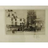 William Walcot (British 1874-1943): 'Chelsea Old Church', etching signed in pencil