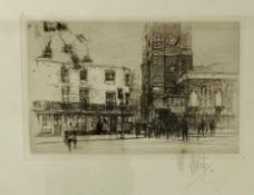 William Walcot (British 1874-1943): 'Chelsea Old Church', etching signed in pencil