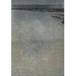Tessa Beaver limited edition print 'Shingle Beach', signed in pencil, numbered 59/75, 50cm x 34cm