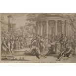 Bartolozzi after Veronese engraving 'The Judgement of Solomon' another 'Sacrifice to Diana', a colou
