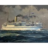 John S Smith (British 1921-2010) HMHS Neuralia oil on canvas, signed, 30cm x 39cm ARR may apply to