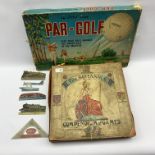 The Britannia games compendium, four tin plate relief models given with 'Modern Boy' magazine and Ar